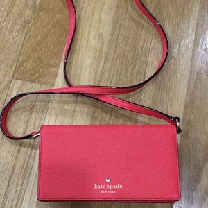 Kate Spade Crossbody iPhone wallet